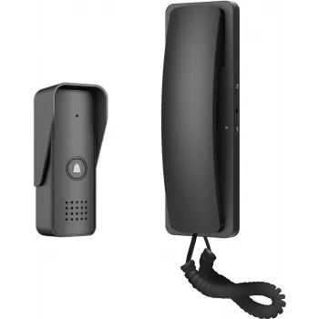 EURA ADP-24A3 2-draads audio-intercom zwart