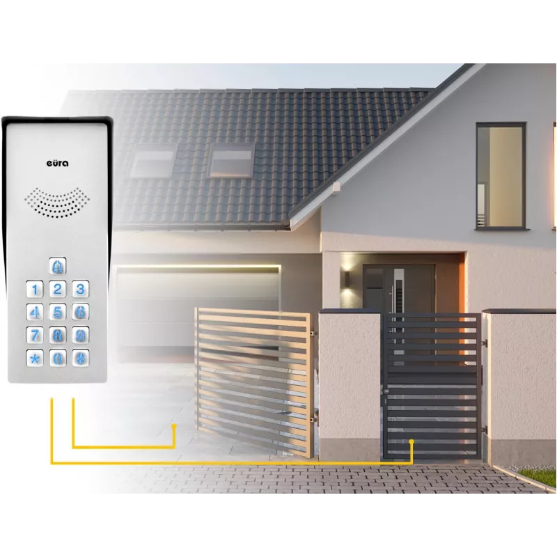 EURA ADP-38A3 ENTRA audio-deurintercom grafiet