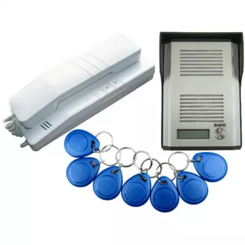 EURA ADP-41A3 eengezins audio-intercomsysteem met RFID-lezer (RL-3203ID)