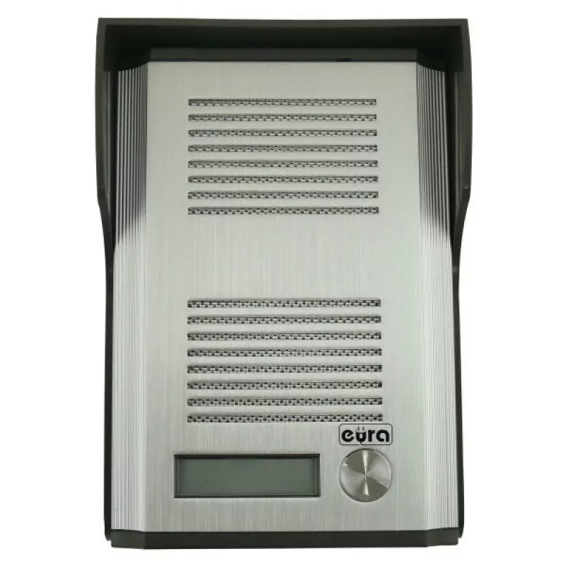 EURA ADP-44A3 (RL-3203D) audio-deurintercom - 2-draads, eengezinswoning, witte binnenunit, zilveren buitenpaneel