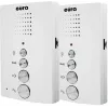 EURA ADP-51A3 DIFESA 1-gezins audio-deurintercom met 2 handsets, wit