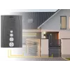 EURA ADP-51A3 DIFESA audio-deurintercomset - 1 gezin, 2 handsets, intercom, grafiet