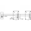 EURA ADP-51A3 DIFESA audio-deurintercomset - 1 gezin, 2 handsets, intercom, grafiet