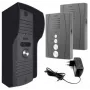 EURA ADP-51A3 DIFESA audio-deurintercomset - 1 gezin, 2 handsets, intercom, grafiet
