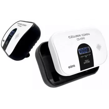 EURA CD-45A2 vrijstaande koolmonoxidemelder, batterijgevoed, LCD-display