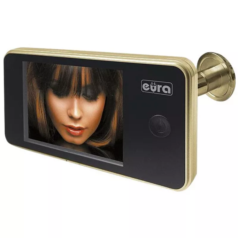 EURA VDP-01C1 ERIS digitale deurspion 3,2 inch LCD goud