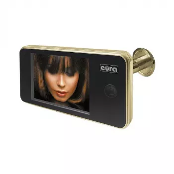 EURA VDP-01C1 ERIS digitale deurspion 3,2 inch LCD goud