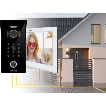 EURA VDP-99C5 video-deurintercom, 7-inch touchscreen, WiFi, RFID, Tuya, wit