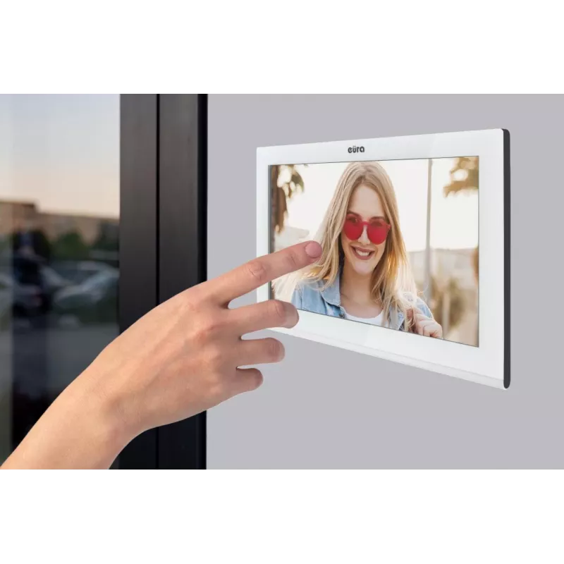 EURA VDP-99C5 video-deurintercom, 7-inch touchscreen, WiFi, RFID, Tuya, wit