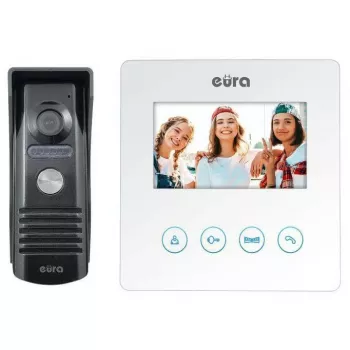 Eura video-deurintercom EURA VDP-52A3ATIRA wit