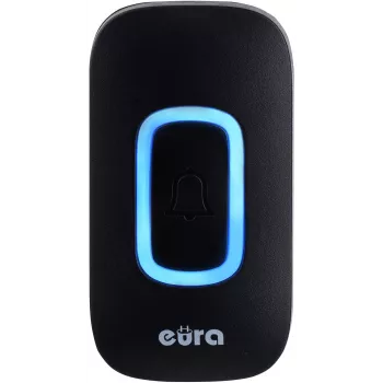 EURA WDP-42A3 draadloze deurbel - zwart