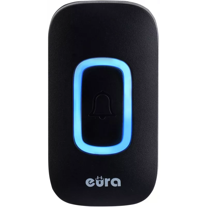 EURA WDP-42A3 draadloze deurbel - zwart