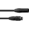 EUROLITE DMX-kabel SEC-1 IP65 3-pin 15m zwart voor buiten