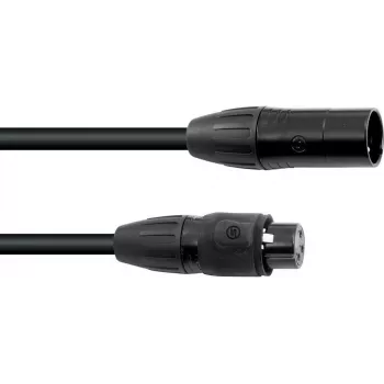 EUROLITE DMX-kabel SEC-1 IP65 3-pin XLR 10m zwart outdoor