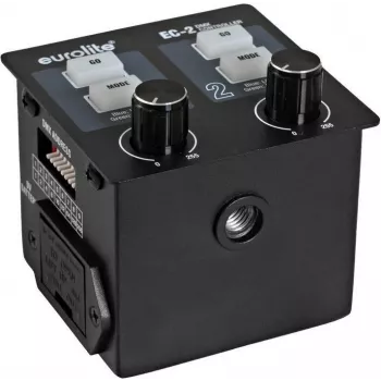 EUROLITE EC-2 DMX controller 2-kanaals voor rookmachines stroboscopen blinders 70064579