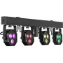 EUROLITE LED KLS-402 compacte lichtset AIR 4x RGB/WW spots AirW Wireless