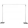 EUROLITE MCS-3148 mobiele gordijnstandaard, telescoop-aluminium, 2,5-4,8m breedte, 2,1-3,0m hoogte, 20kg draaglast