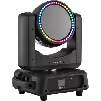 EUROLITE MDM-50 Moving Double Mirror effectlicht met 10-kleuren- en 10-gobo-wielen, 4-kanaals DMX, Sound Active, 230V, 280W 51918900