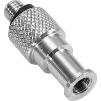 EUROLITE Mini TV Spigot 16 mm Ø met M10 schroefdraad rvs podiumaccessoire