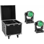 EUROLITE set 2x LED IP TMH-W285 Hypno moving-head wash IP65 + flightcase met wielen