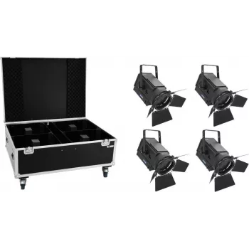 EUROLITE set 4x LED THA-250F + case 20000162