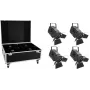 EUROLITE set 4x LED THA-250F + case 20000162