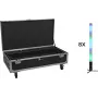 EUROLITE set 8x AKKU IP Pixel Tube 360° PRO CRMX + flightcase rollen laden