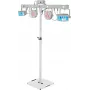 EUROLITE set LED KLS Laser Bar FX lichtset wit + BPS-2 luidsprekerstatief wit 20000920