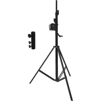 EUROLITE STT-400/85 krukstatiefset met STV3529 langadapter, TÜV/GS-gecertificeerd, zwart 20000328