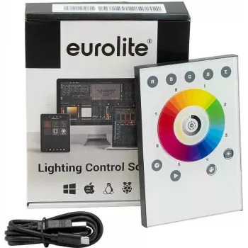 EUROLITE TOUCH-512 standalone player wit DMX-controller 512 kanalen wandmontage
