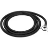 EUROLITE UAN-1 universele nevelmachine-adapter met slang, 40 mm uitlaat, 1 m flexibele slang, zwart 51702066