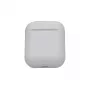 EVELATUS Apple AirPods hoesje EAC05 wit - siliconen beschermhoes met karabijnhaak