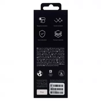 Evelatus Apple AirPods Pro Case EAC05 zwart