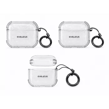 Evelatus Apple AirPods Pro TPU-beschermhoesje Shine transparant