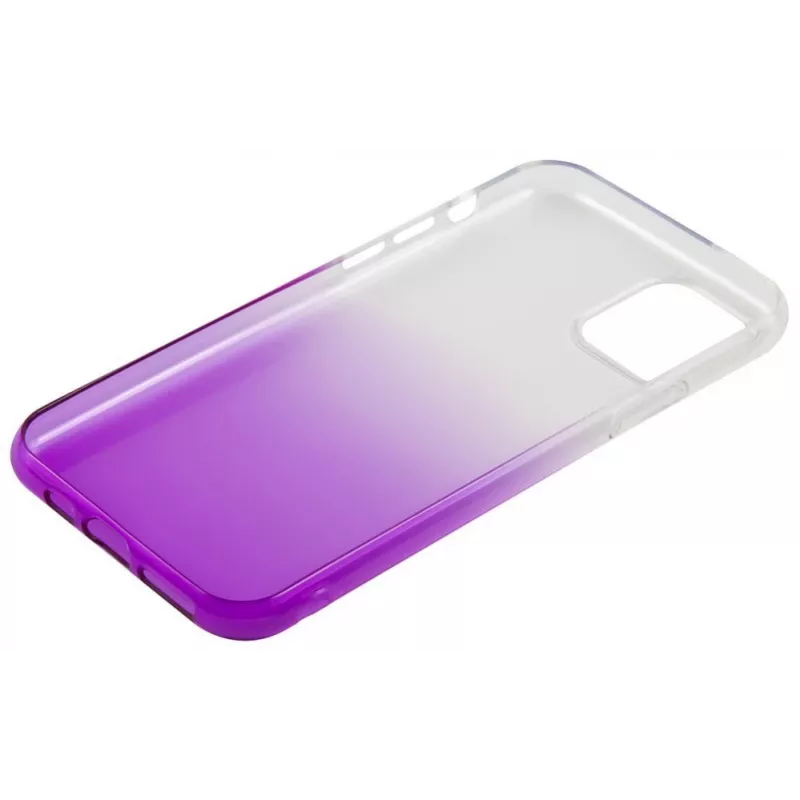 Evelatus Apple iPhone 11 Pro Max gradient TPU hoesje paars