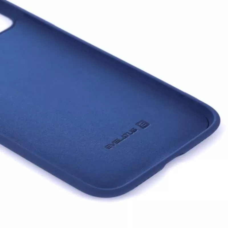 Evelatus Apple iPhone 11 Pro Max Nano Siliconen Hoesje Soft Touch TPU Donkerblauw