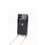 Evelatus Apple iPhone 11 Pro Max siliconen transparant met halsketting TPU band goud