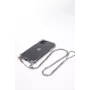 Evelatus Apple iPhone 11 Pro Siliconen Transparant met Halsband TPU Band Zilver