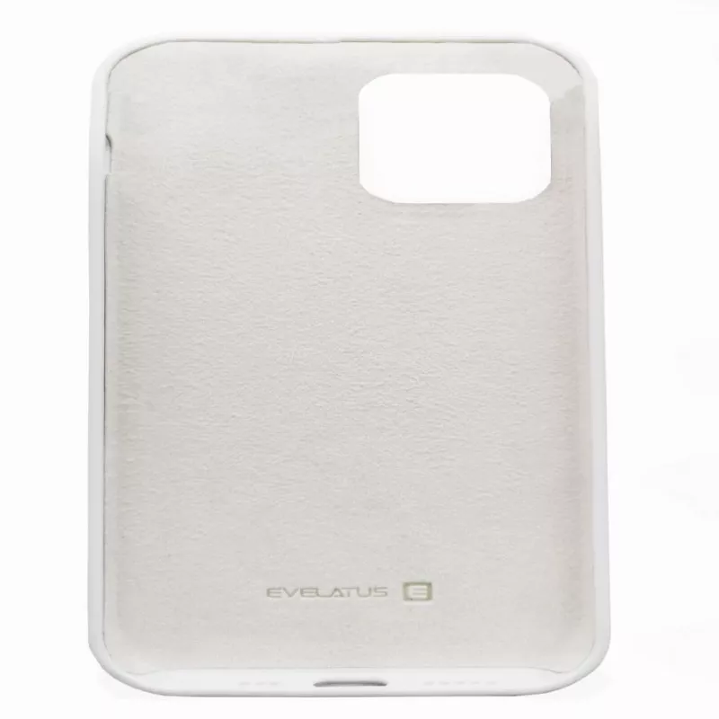 Evelatus Apple iPhone 12/12 Pro Premium Soft Touch siliconenhoes wit
