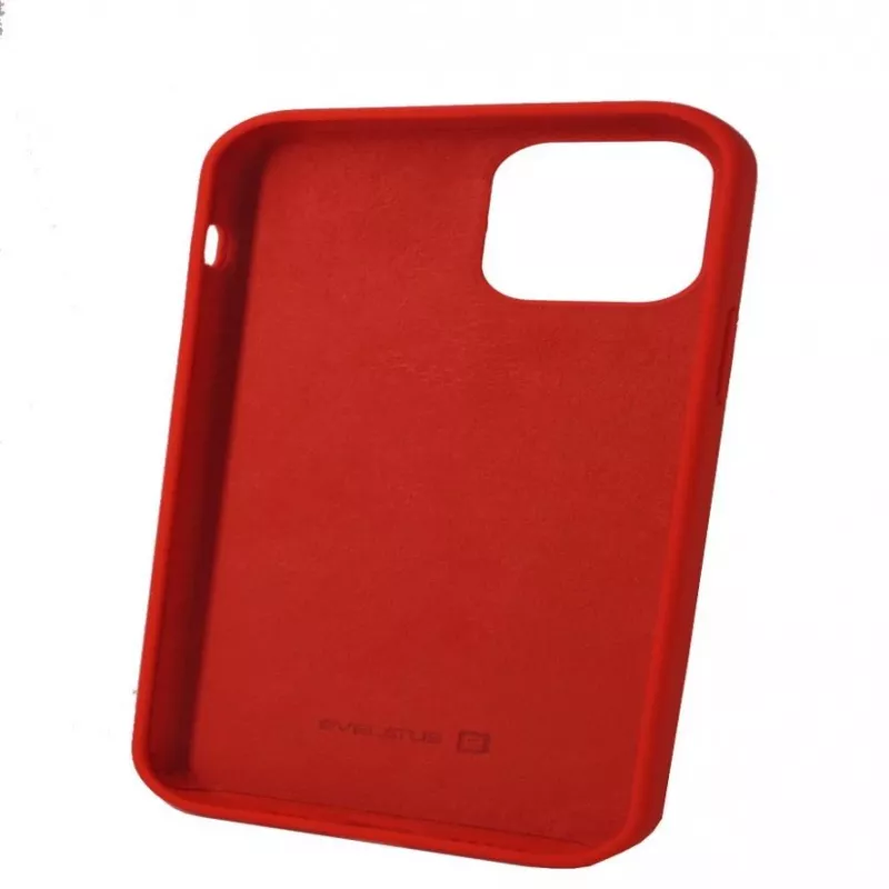 Evelatus Apple iPhone 12 Mini nano siliconen hoesje soft touch TPU rood