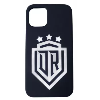 Evelatus Apple iPhone 12 Mini Soft Touch Siliconen Hoesje DR LOGO N1 Wit