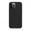 Evelatus Apple iPhone 12 Pro Max Echt Leren Hoesje met MagSafe Zwart