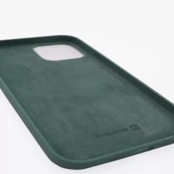 Evelatus Apple iPhone 12 Pro Max Premium Soft Touch siliconenhoesje dennengroen