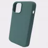 Evelatus Apple iPhone 12 Pro Max Premium Soft Touch siliconenhoesje dennengroen