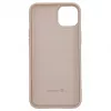 Evelatus Apple iPhone 14 6,1 inch Nano silicone hoesje Soft Touch TPU beige
