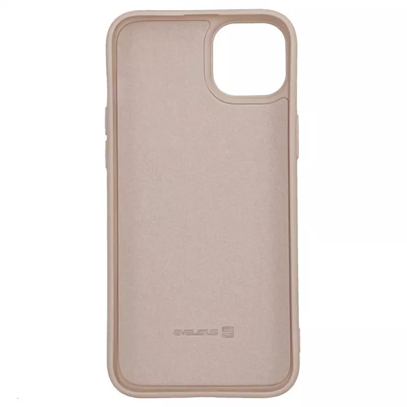 Evelatus Apple iPhone 14 6,1 inch Nano silicone hoesje Soft Touch TPU beige