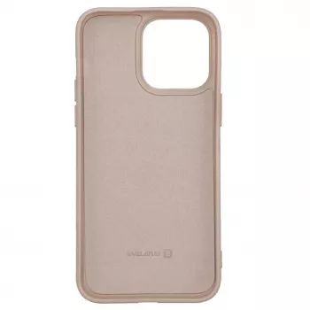 Evelatus Apple iPhone 14 Pro 6.1 Nano silicone hoesje Soft Touch TPU beige
