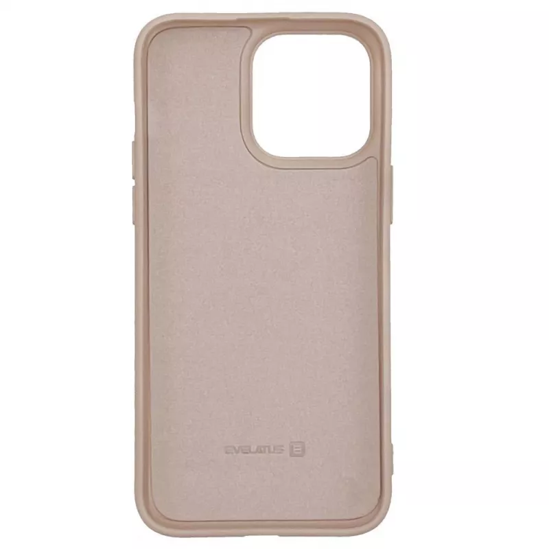 Evelatus Apple iPhone 14 Pro 6.1 Nano silicone hoesje Soft Touch TPU beige