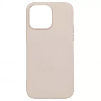 Evelatus Apple iPhone 14 Pro 6.1 Nano silicone hoesje Soft Touch TPU beige