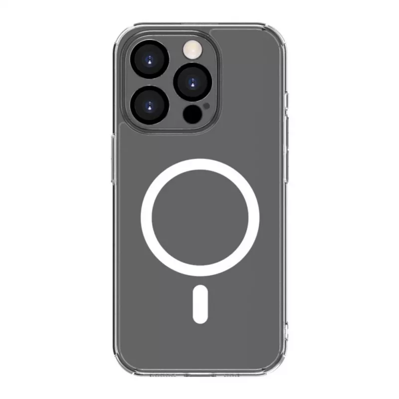 Evelatus Apple iPhone 14 Pro transparant hoesje met MagSafe en camerabescherming transparant